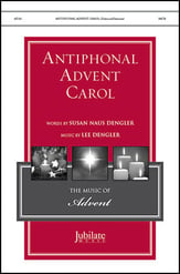 Antiphonal Advent Carol SATB choral sheet music cover